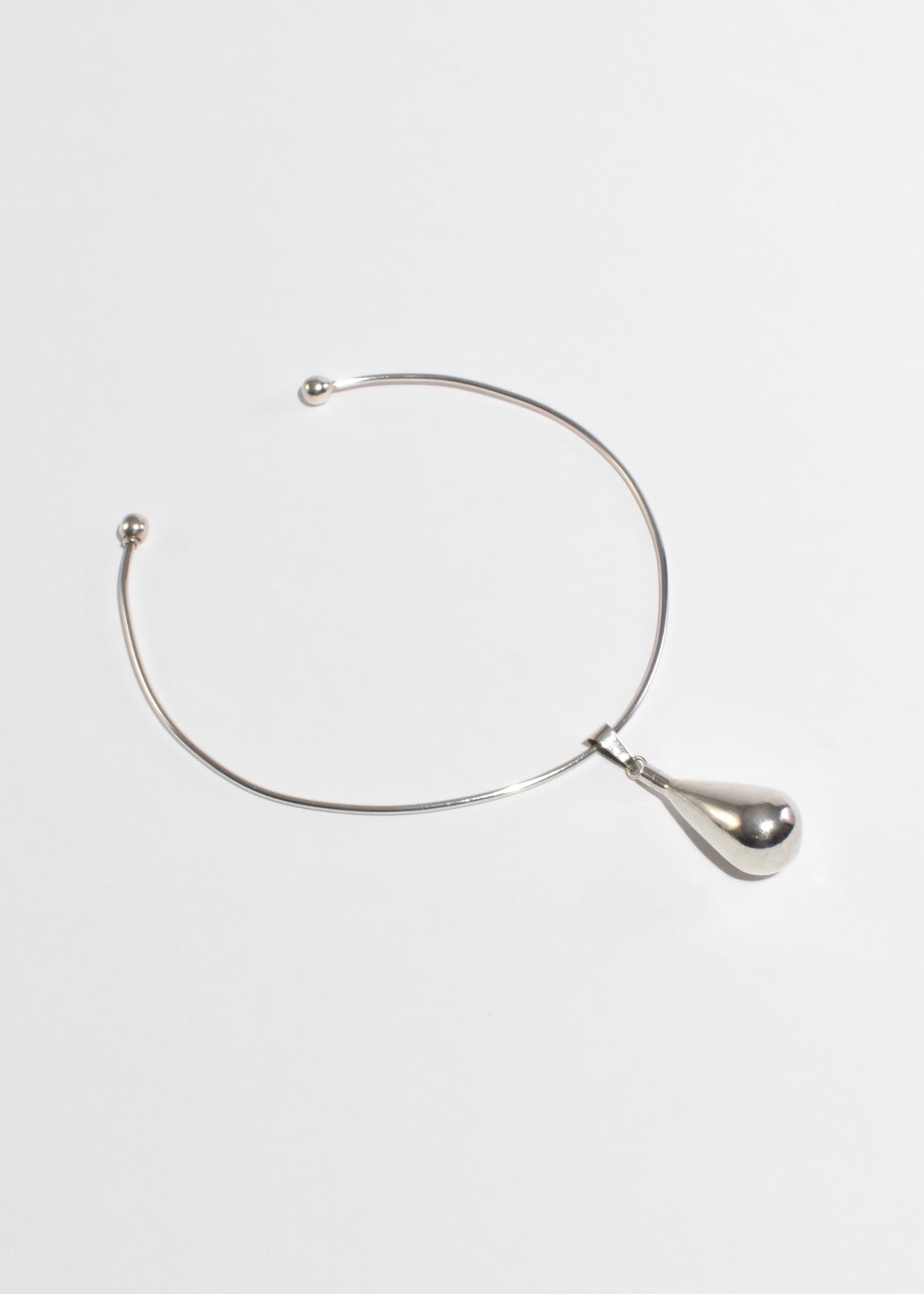 Teardrop Perfume Pendant Collar Necklace