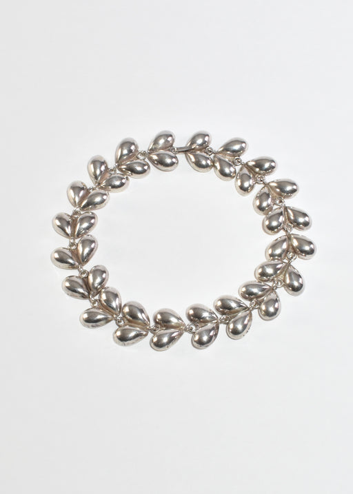 Sculptural Teardrop Collar Necklace