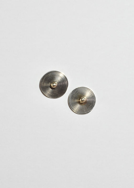 Spiral Disc Earrings