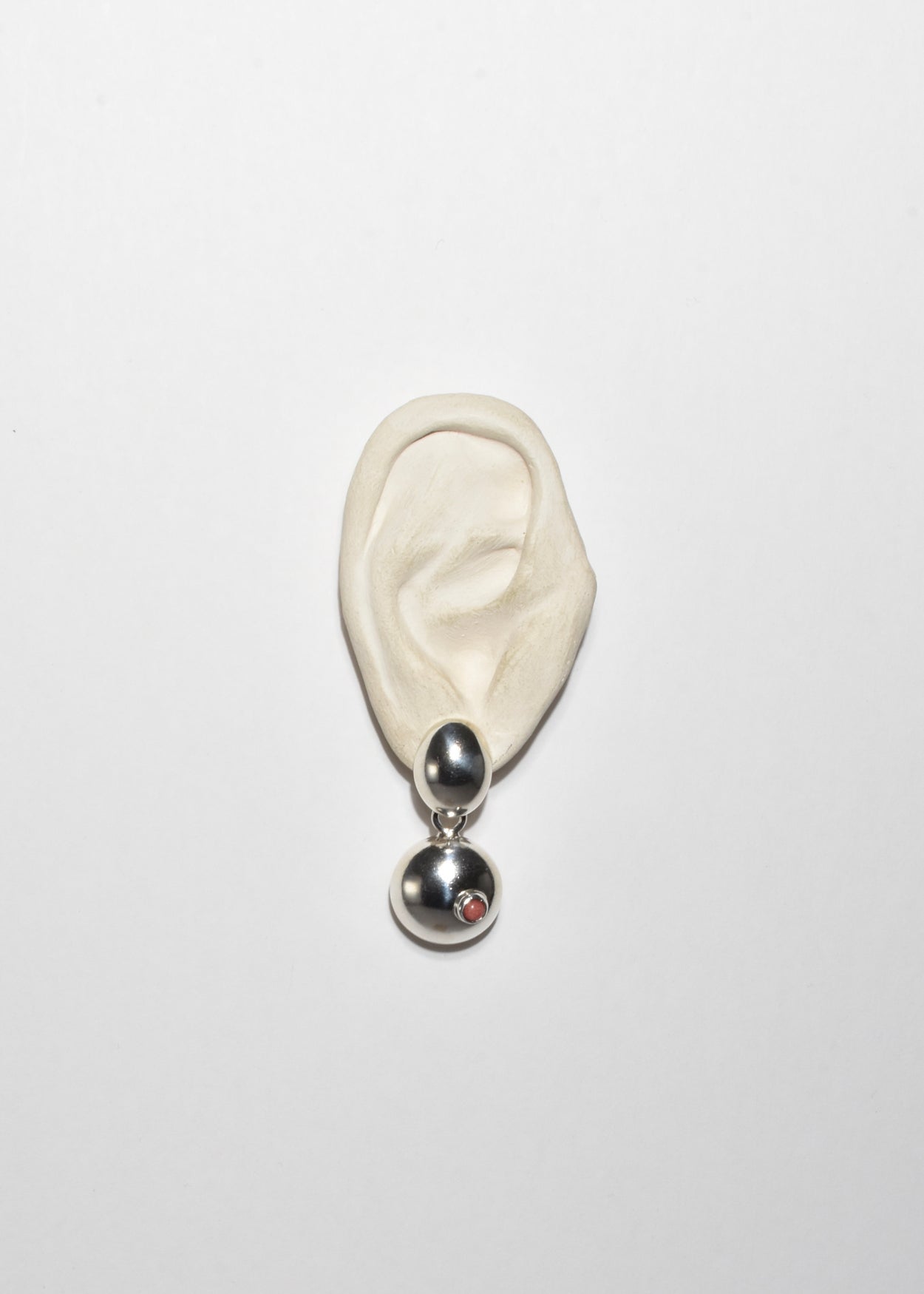 Modernist Coral Earrings