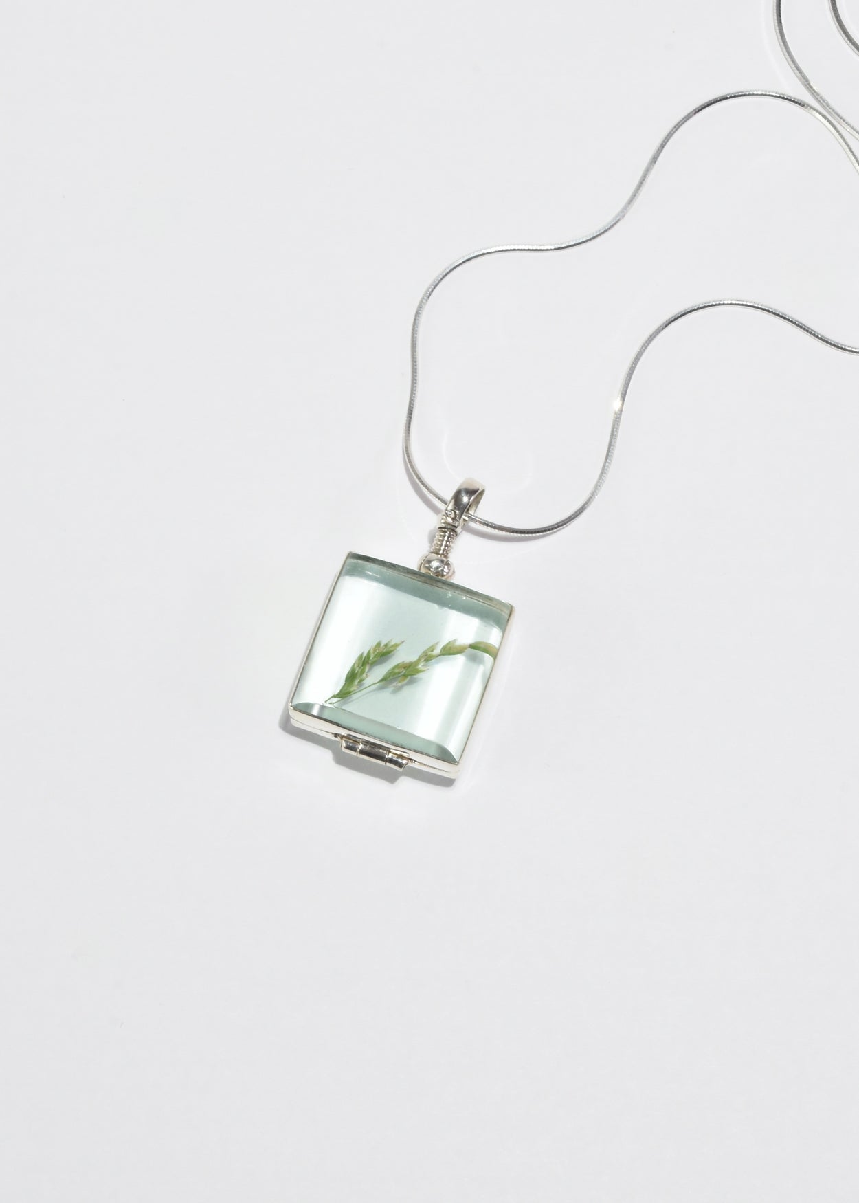 Glass Locket Necklace