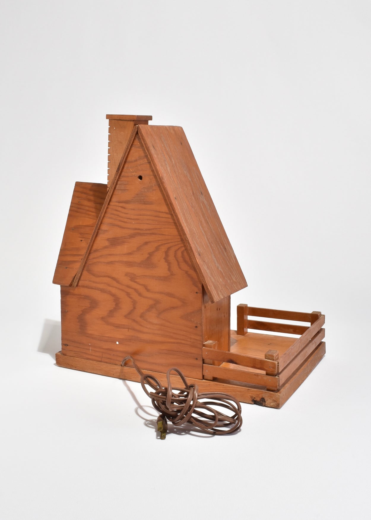 Wooden House Lamp