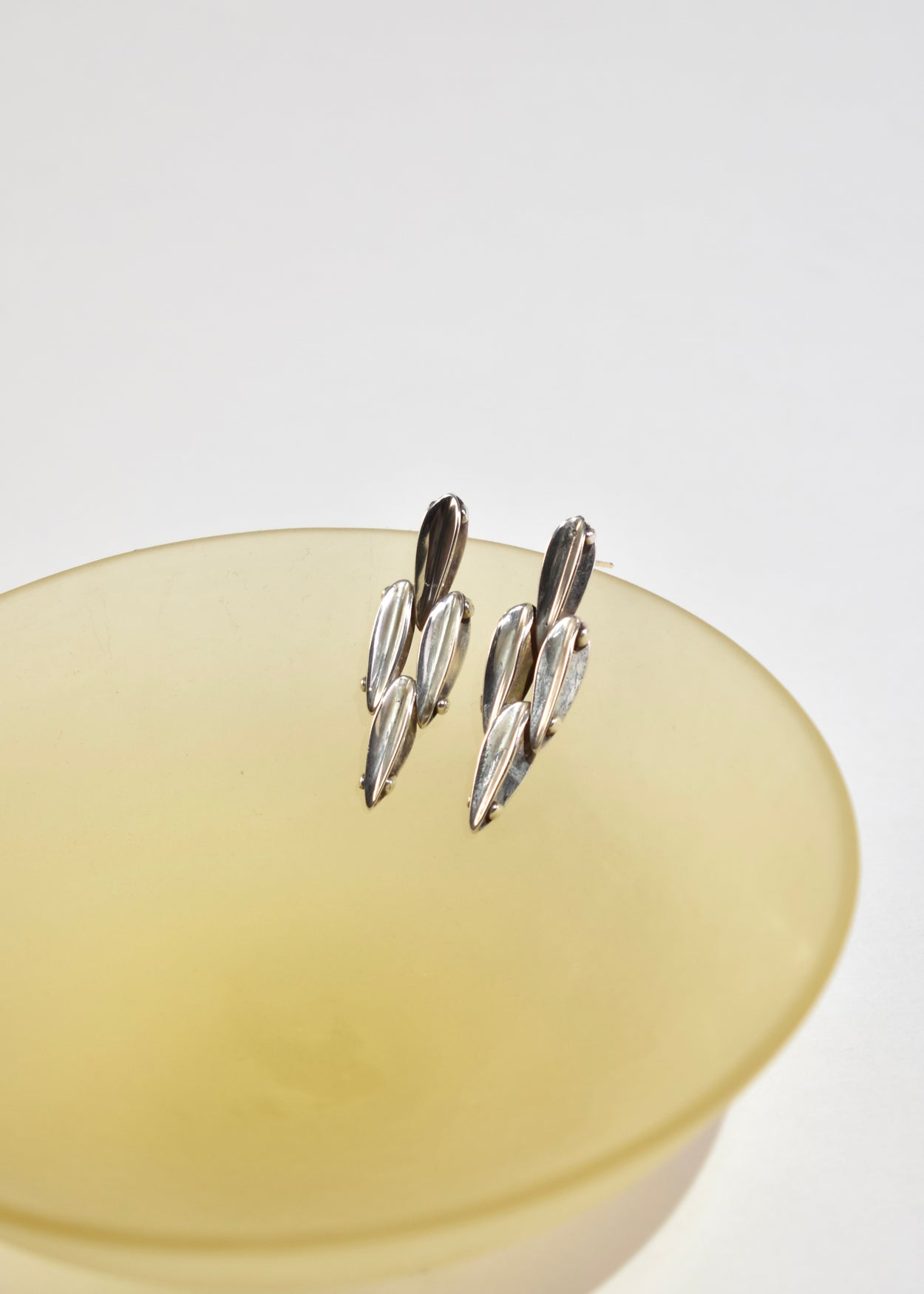 Sculptural Sterling Earrings