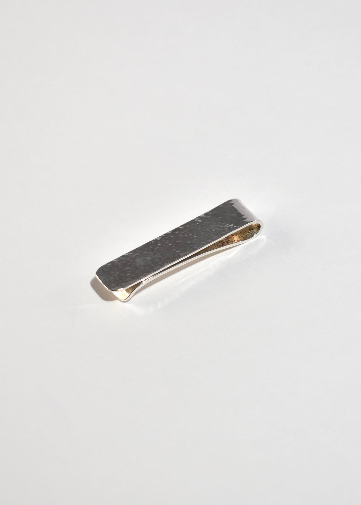Hammered Sterling Money Clip