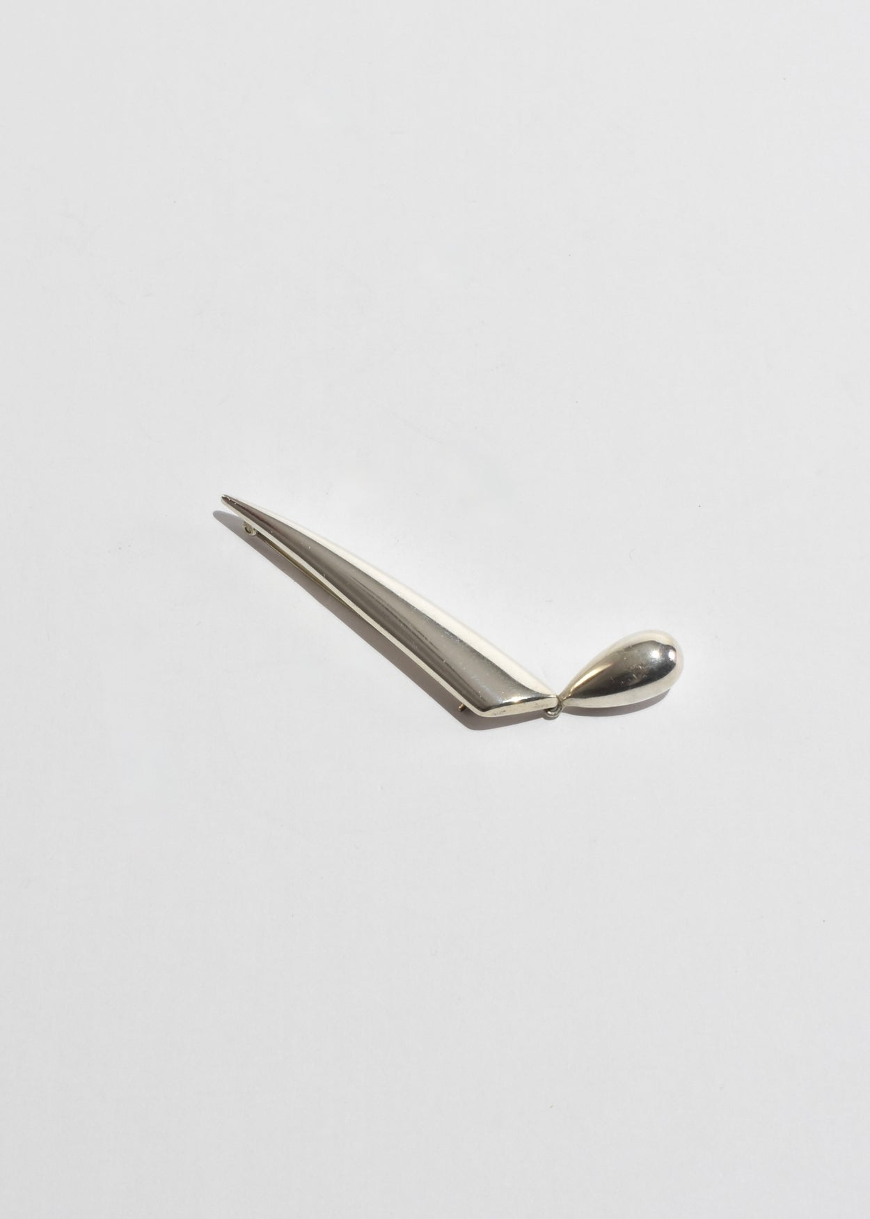 Modernist Teardrop Brooch