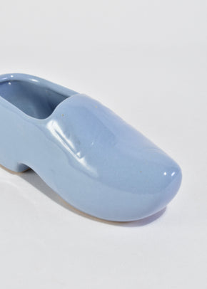Blue Ceramic Shoe