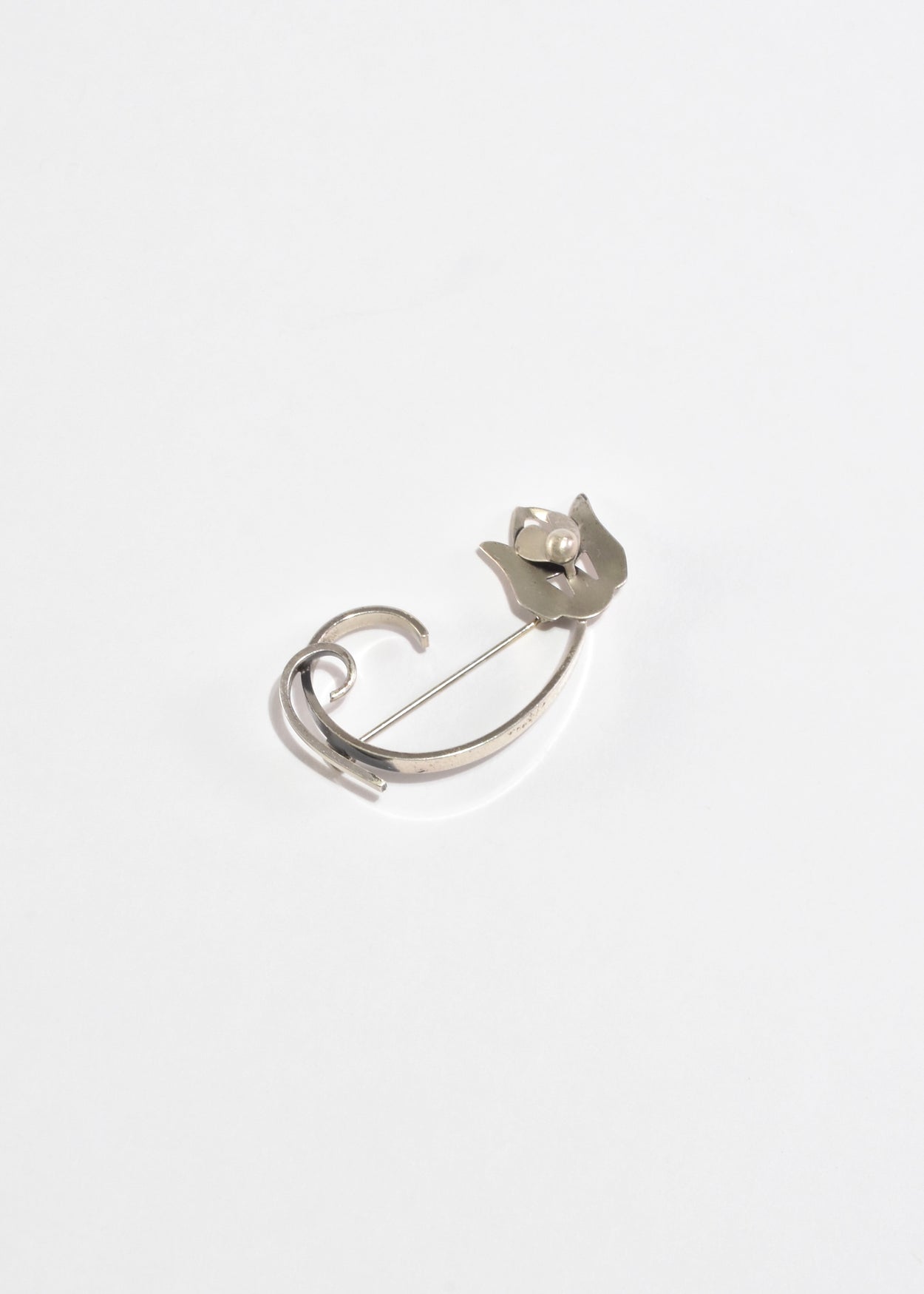 Modernist Tulip Brooch