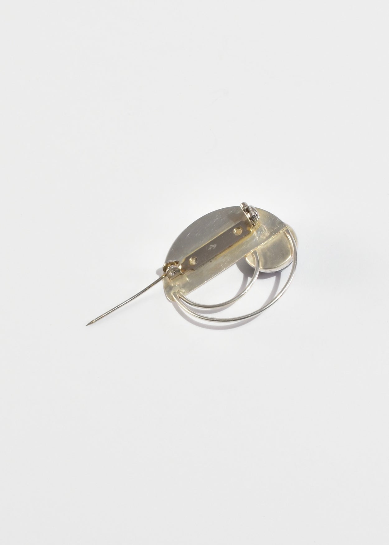 Modernist Lapis Brooch