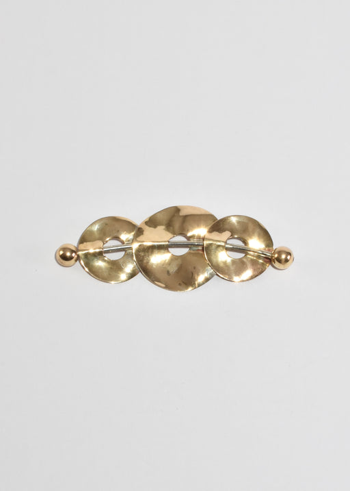 Modernist Circles Brooch