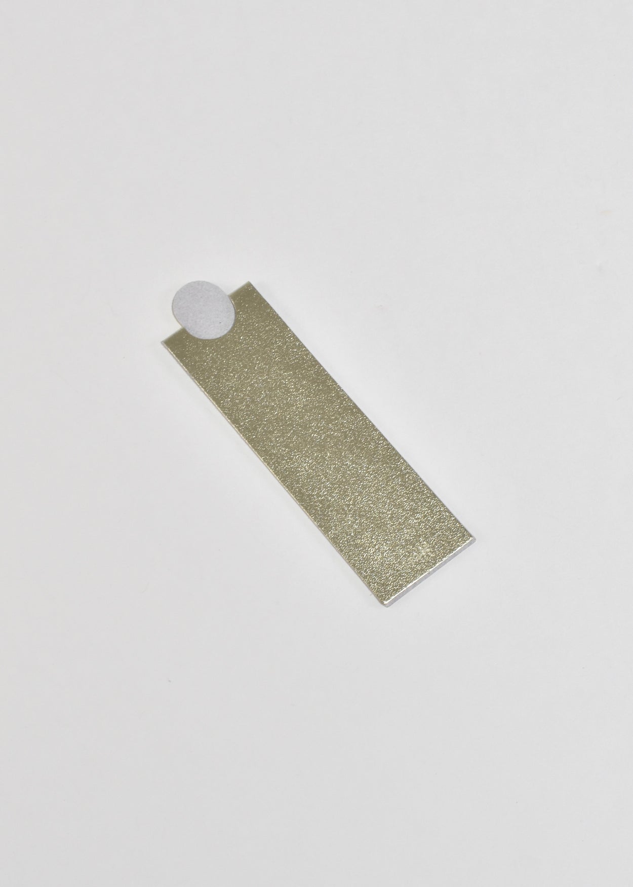 Silver Leather Bookmark