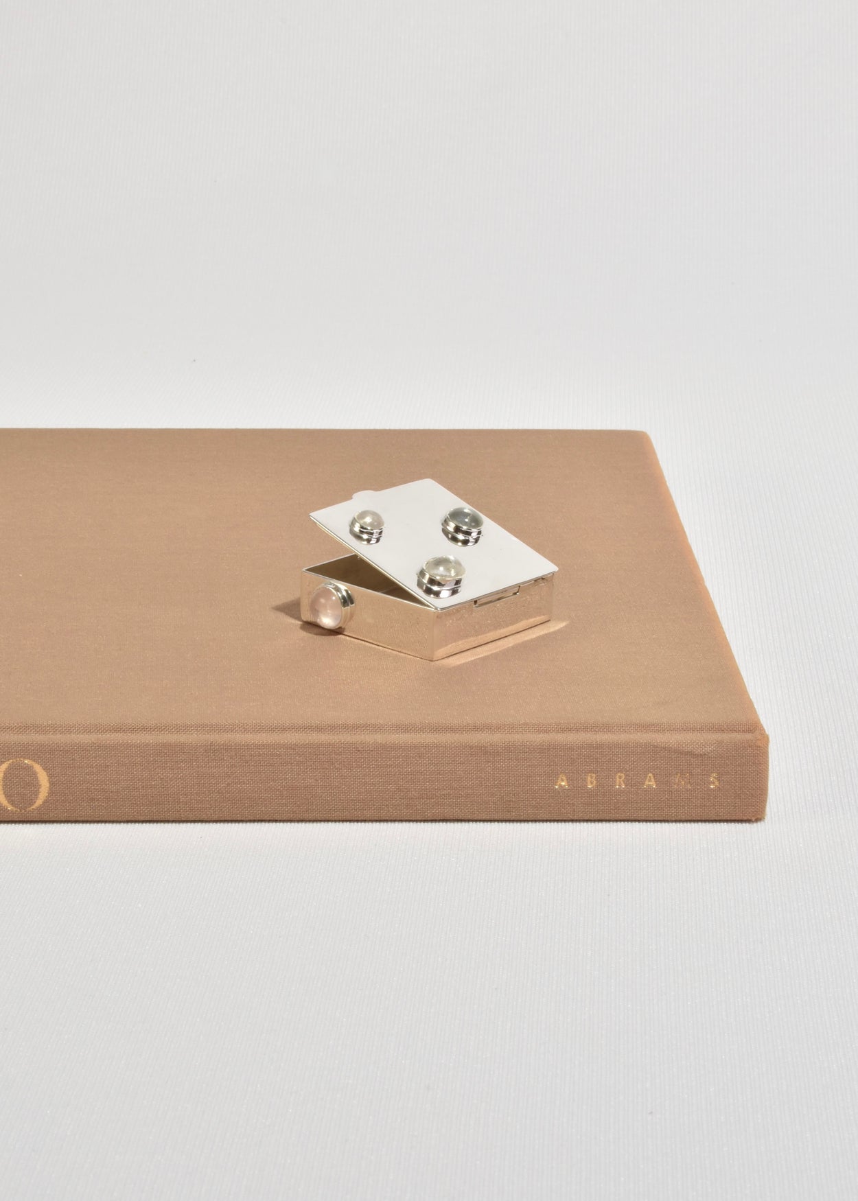 Sterling Quartz Pillbox