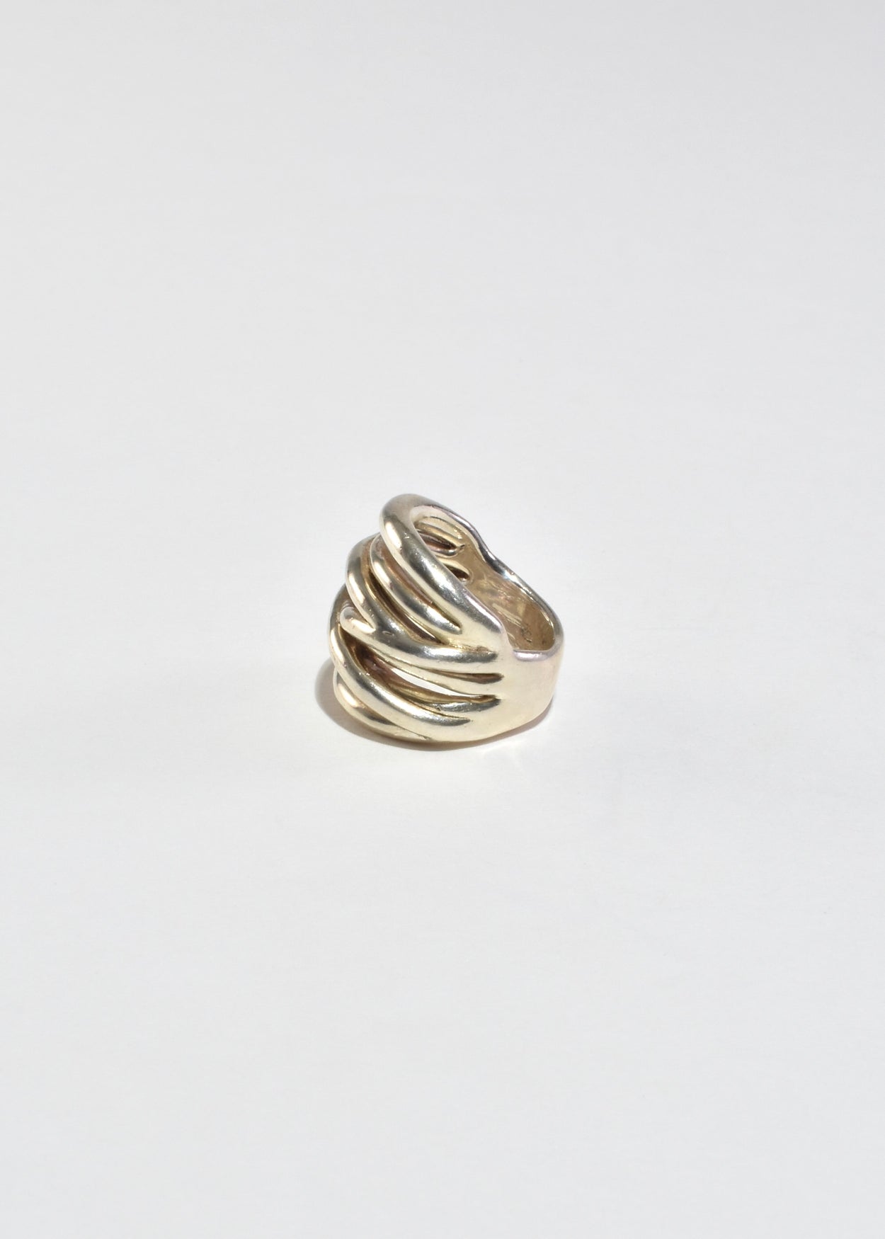 Layered Band Statement Ring