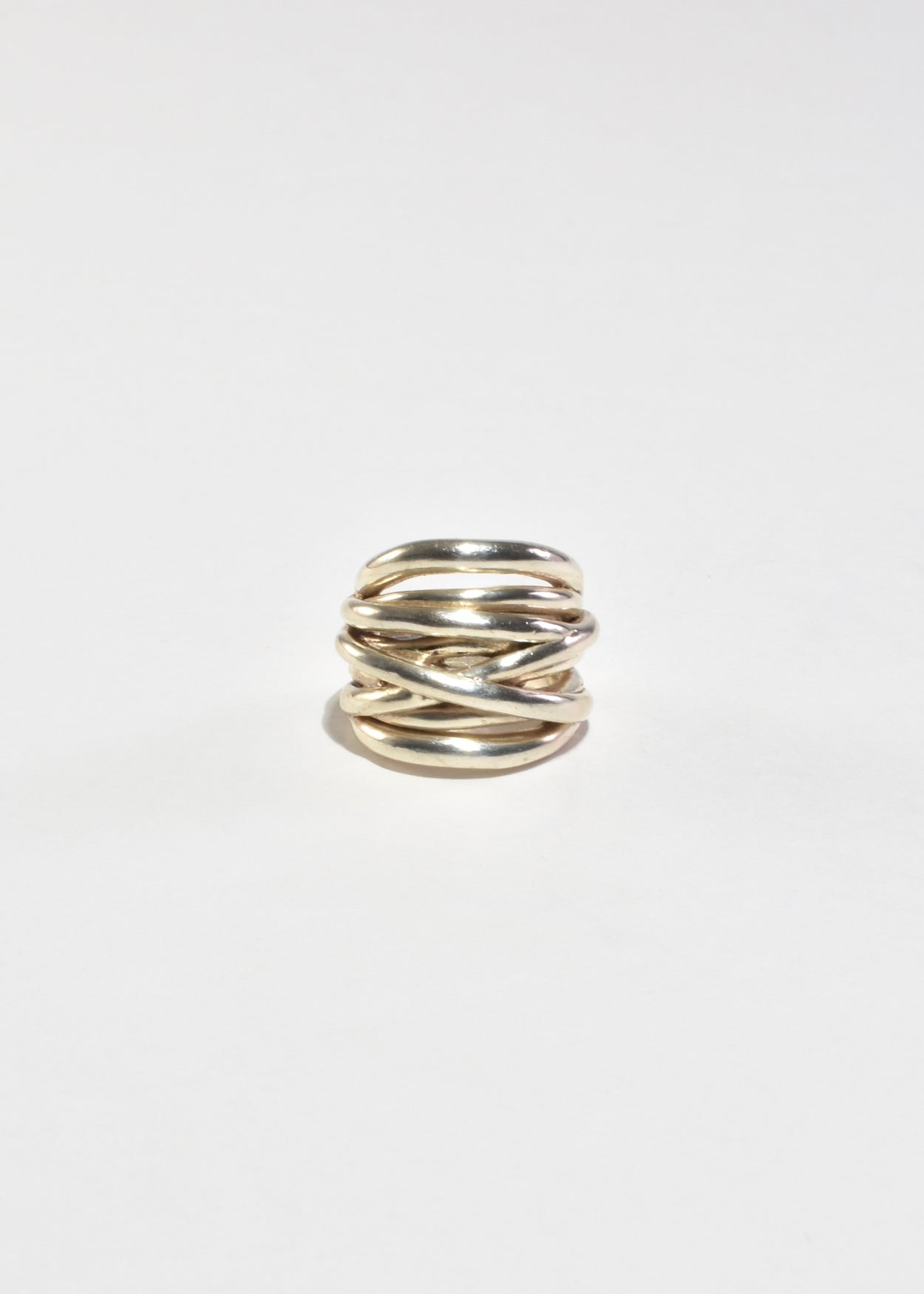 Layered Band Statement Ring