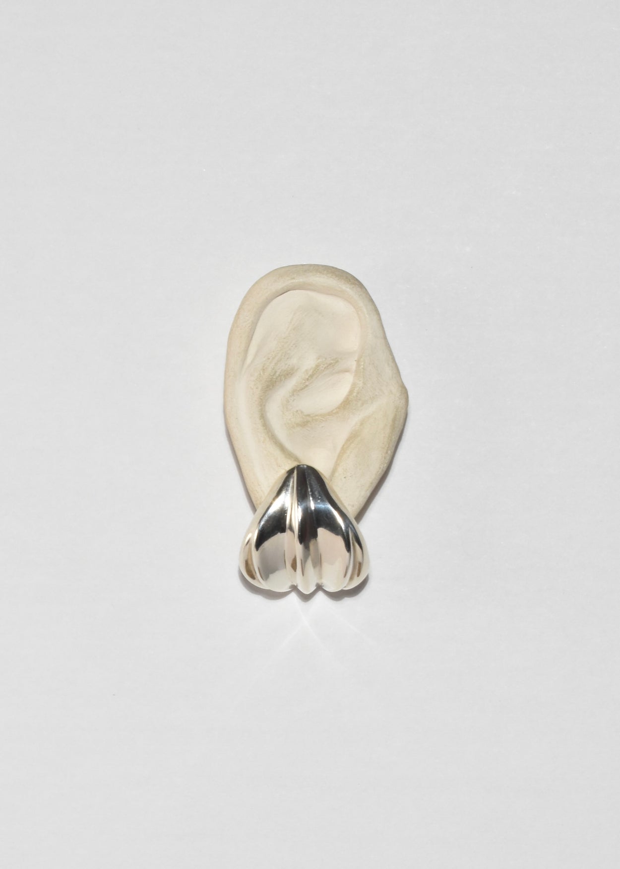 Ribbed Statement Earrings