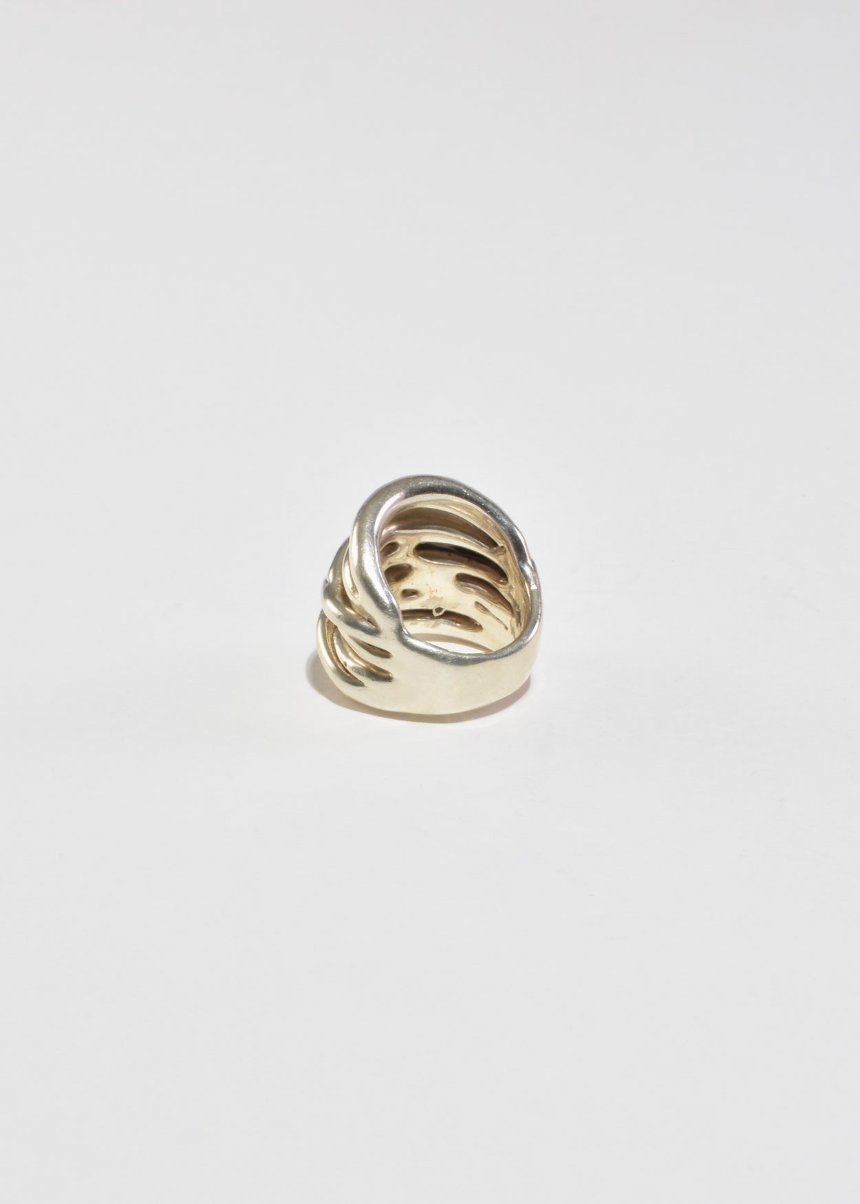 Layered Band Statement Ring