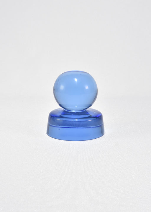 Blue Sphere Glass Paperweight