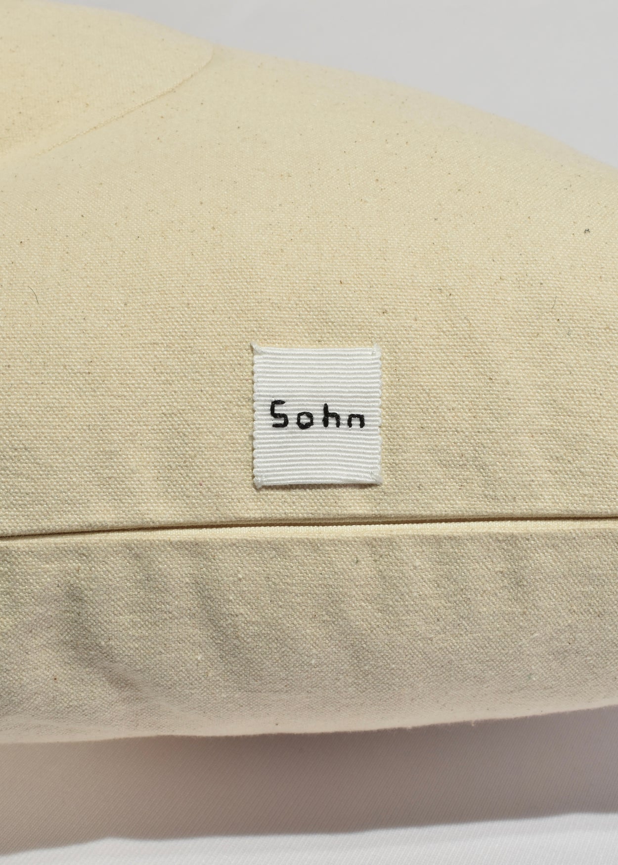 Right Hand Pillow in Canvas