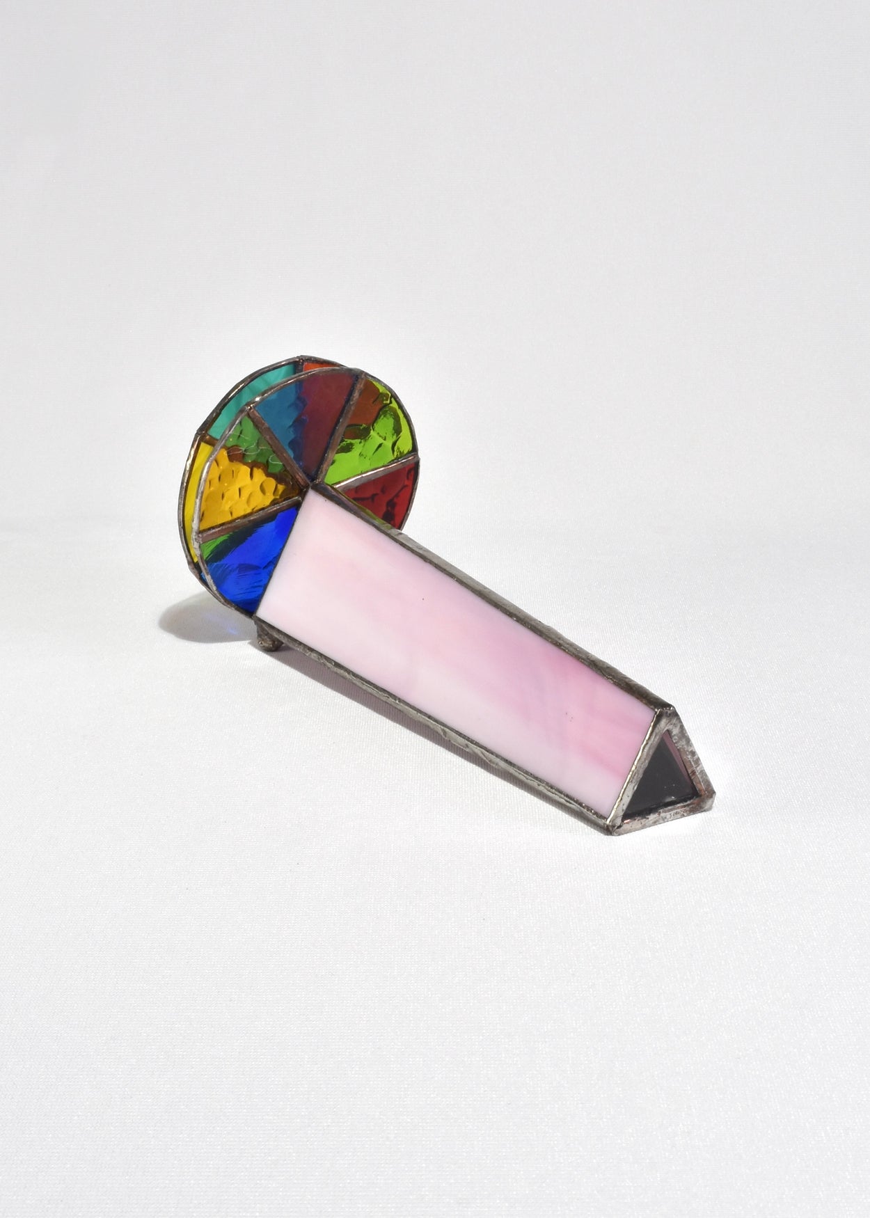 Pink Art Glass Kaleidoscope