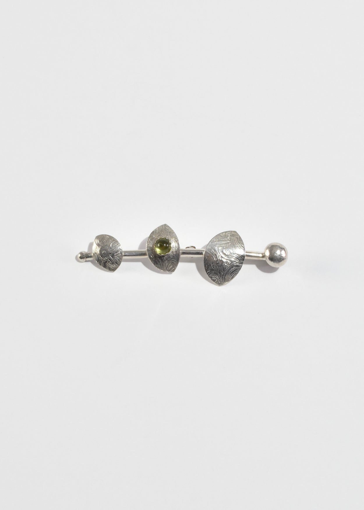 Abstract Peridot Brooch