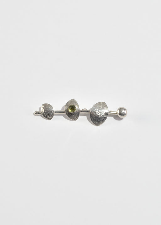 Abstract Peridot Brooch