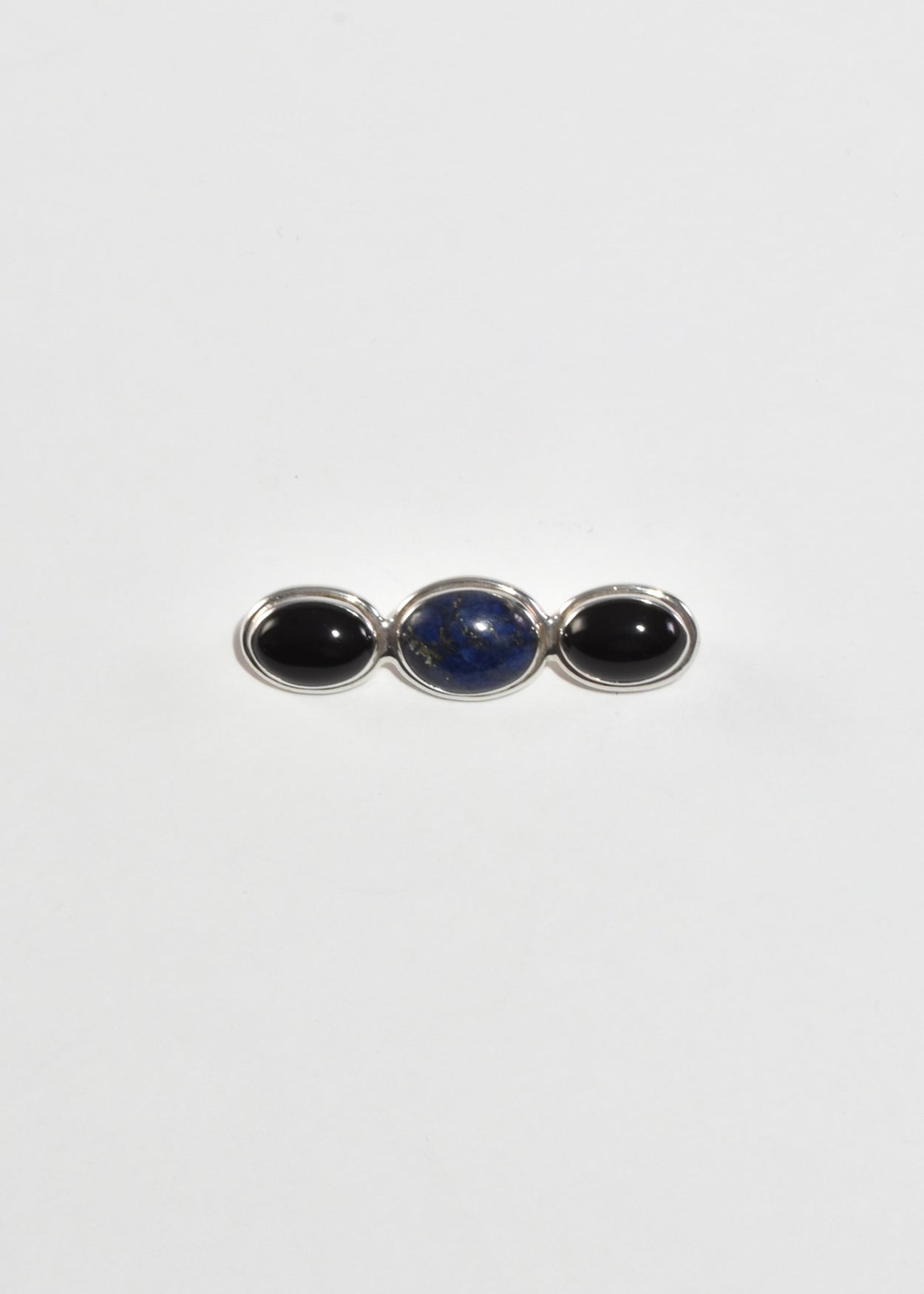 Lapis Onyx Brooch