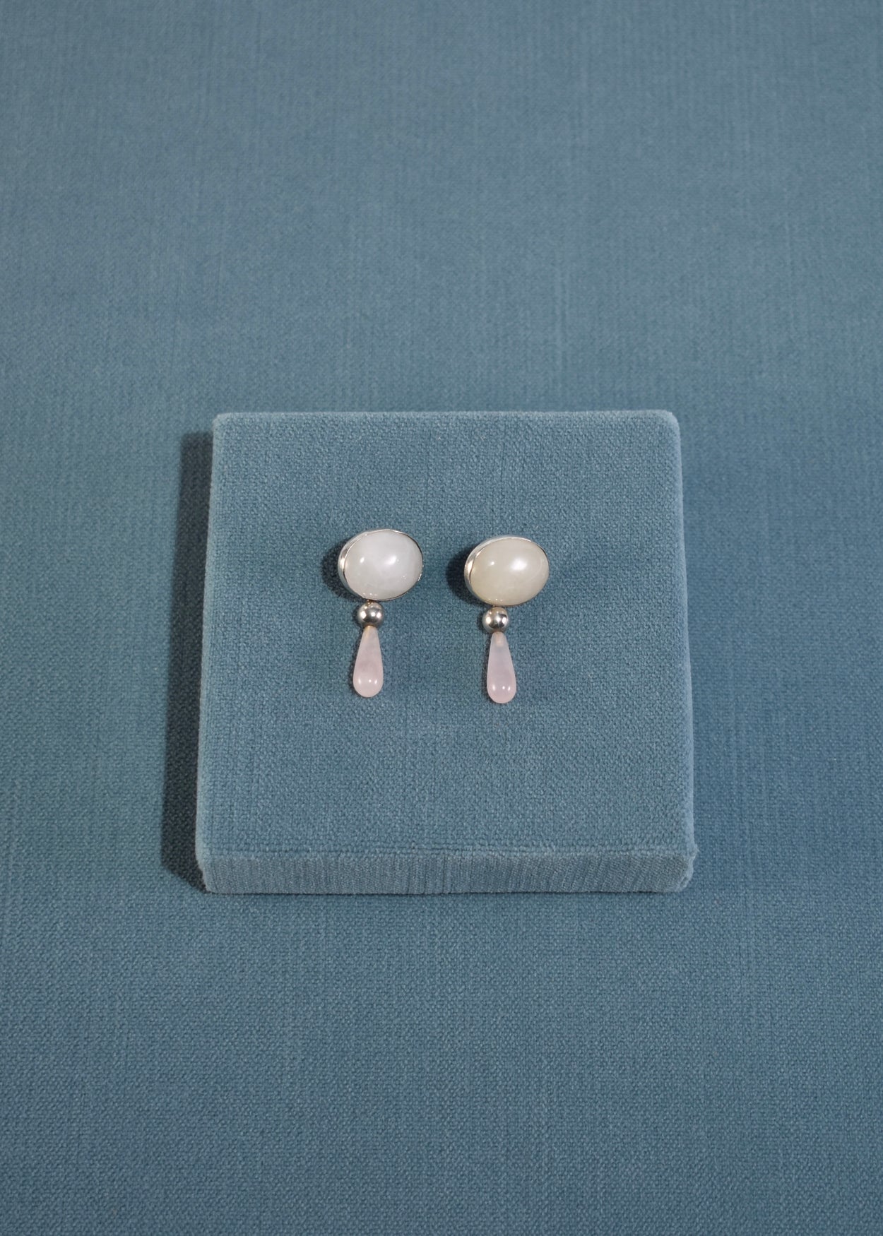 Rose Quartz Drop Earrings