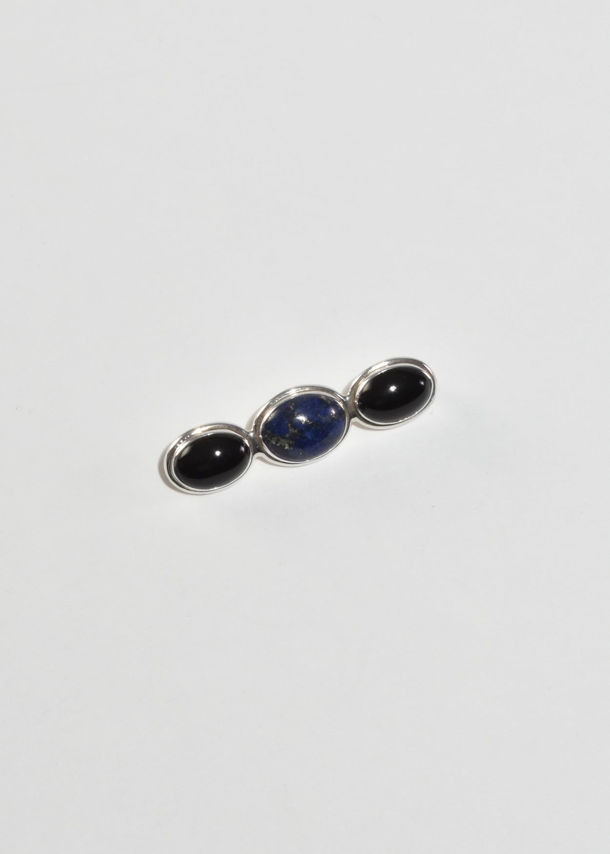 Lapis Onyx Brooch