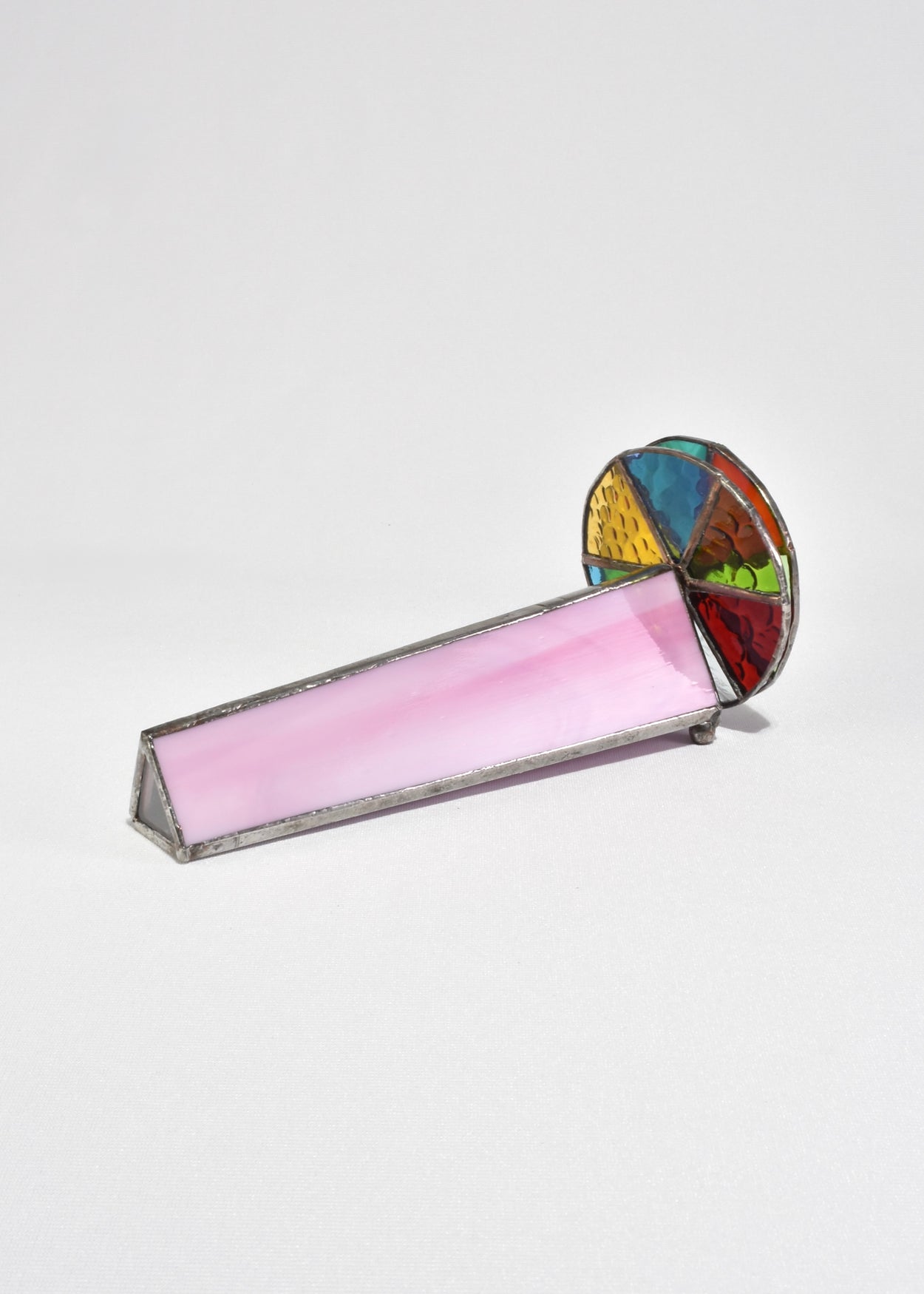 Pink Art Glass Kaleidoscope