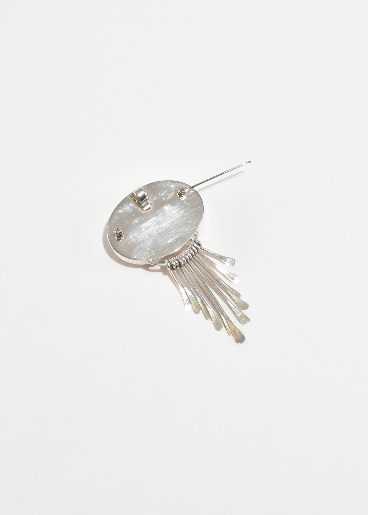 Rose Quartz Fringe Brooch