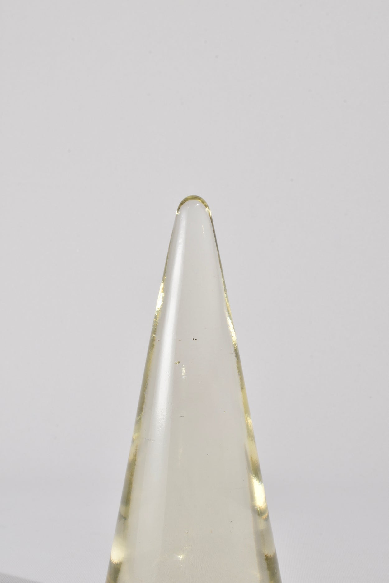 Glass Cone Sculpture