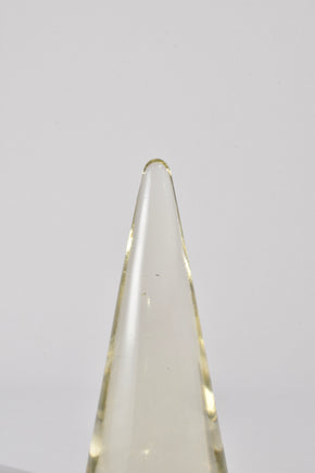 Glass Cone Sculpture