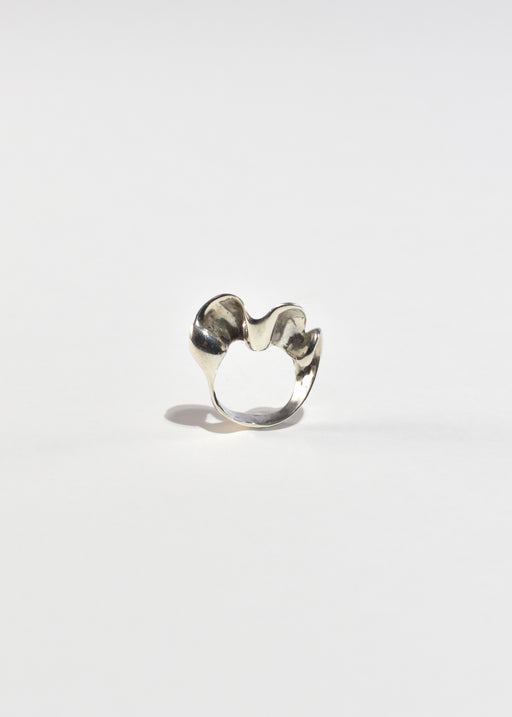 Sterling Ruffle Ring