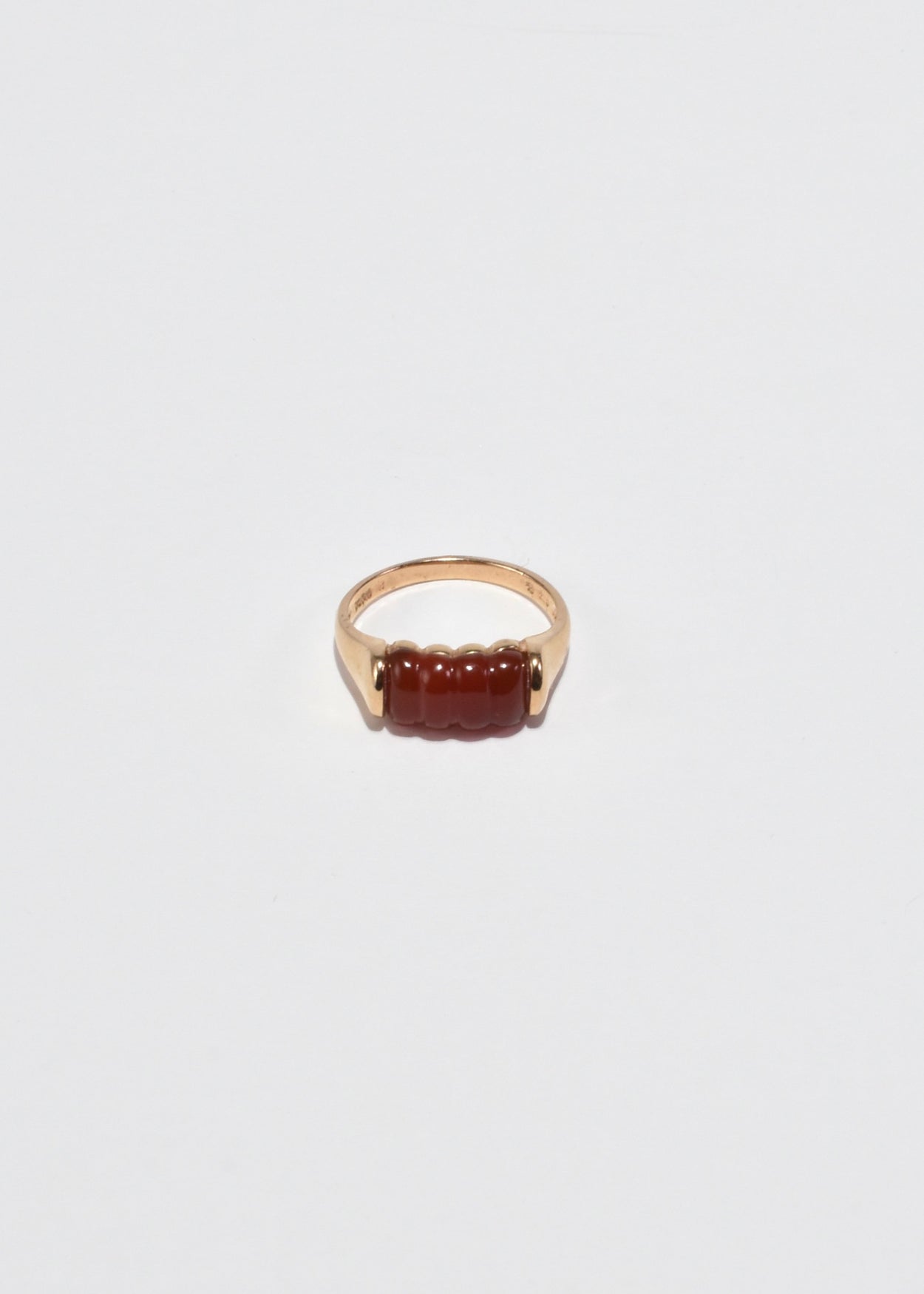 Carved Carnelian Ring