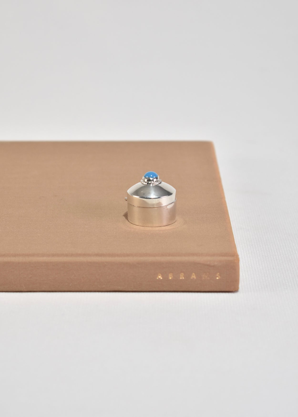 Sterling Turquoise Pillbox