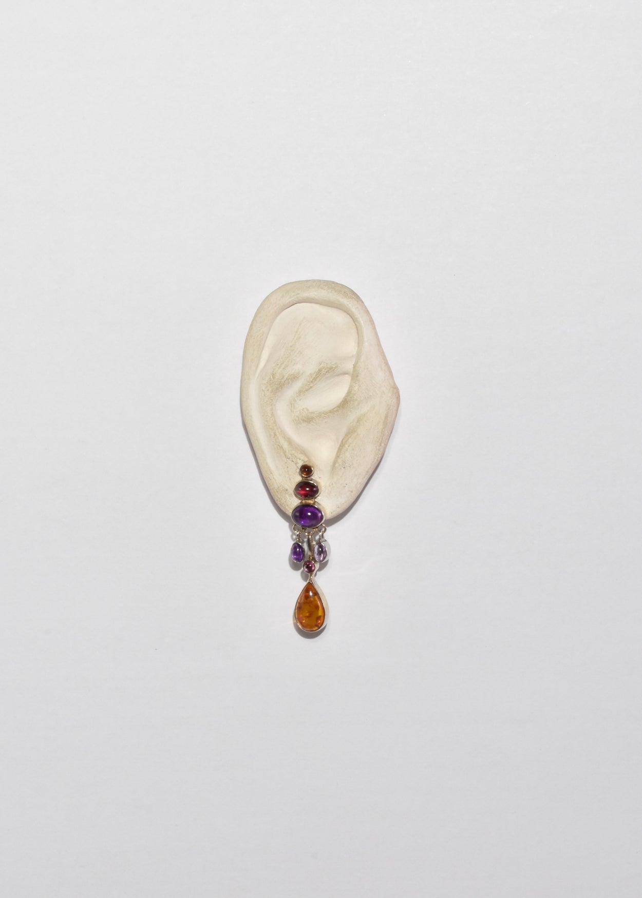 Multi Stone Drop Earrings
