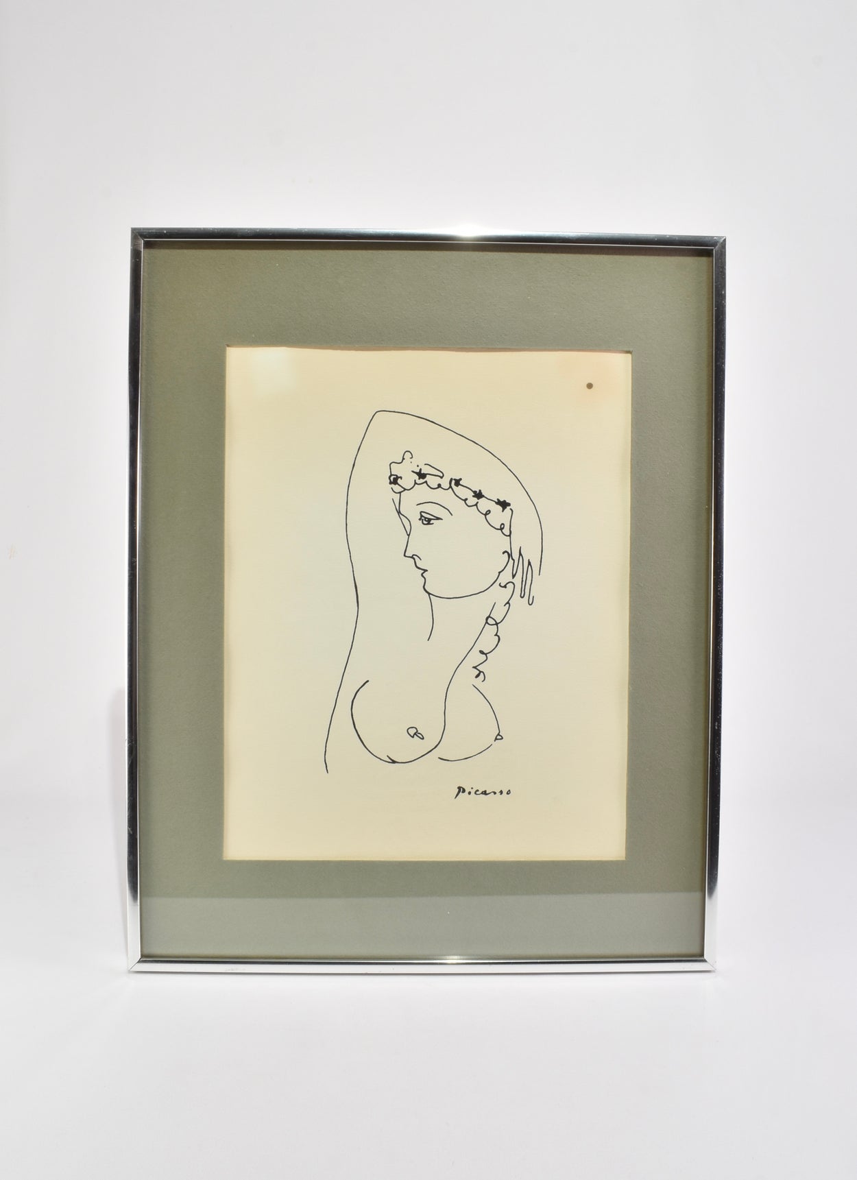 Picasso Lithograph, Framed