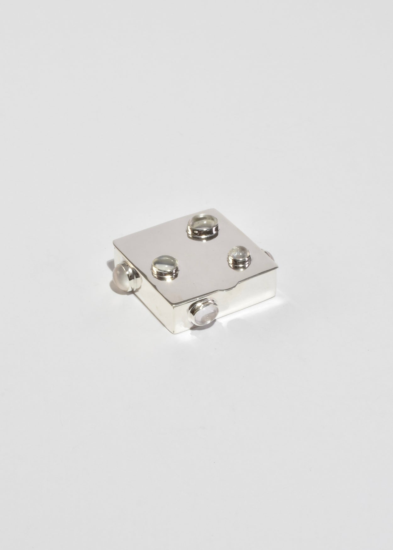 Sterling Quartz Pillbox