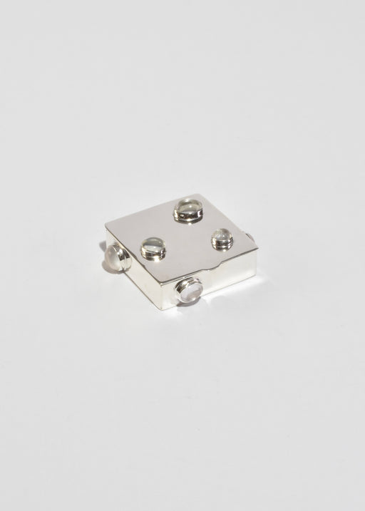 Sterling Quartz Pillbox