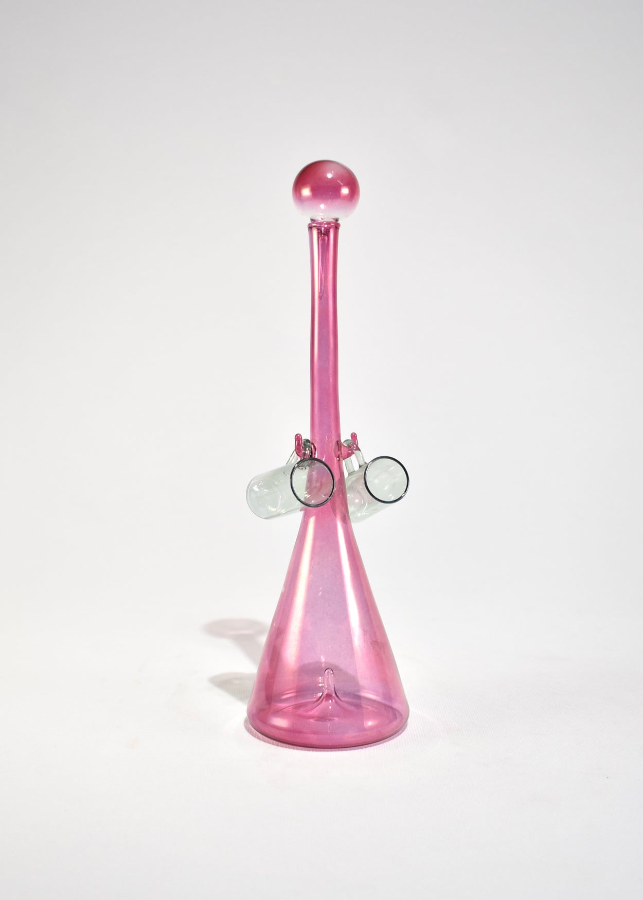 Pink Italian Decanter Set