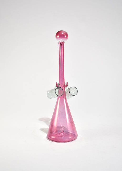 Pink Italian Decanter Set
