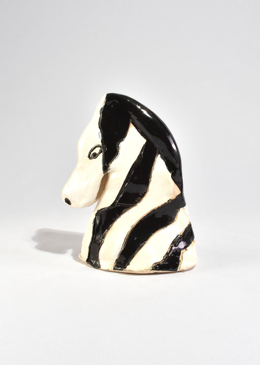 Ceramic Zebra Sculpture
