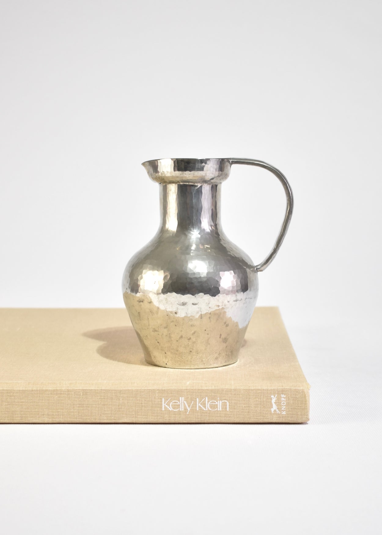 Hammered Pewter Pitcher