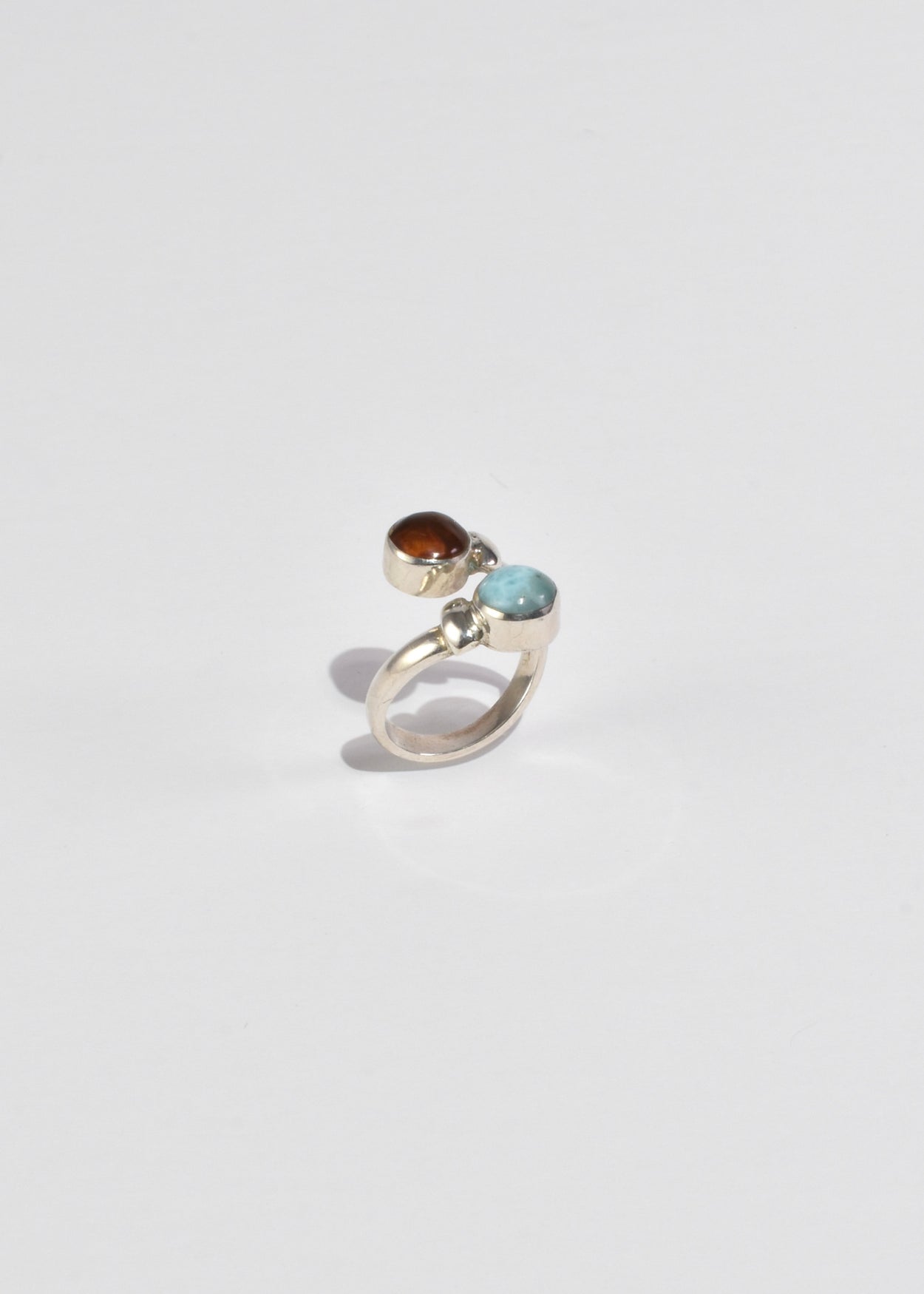 Turquoise Amber Ring