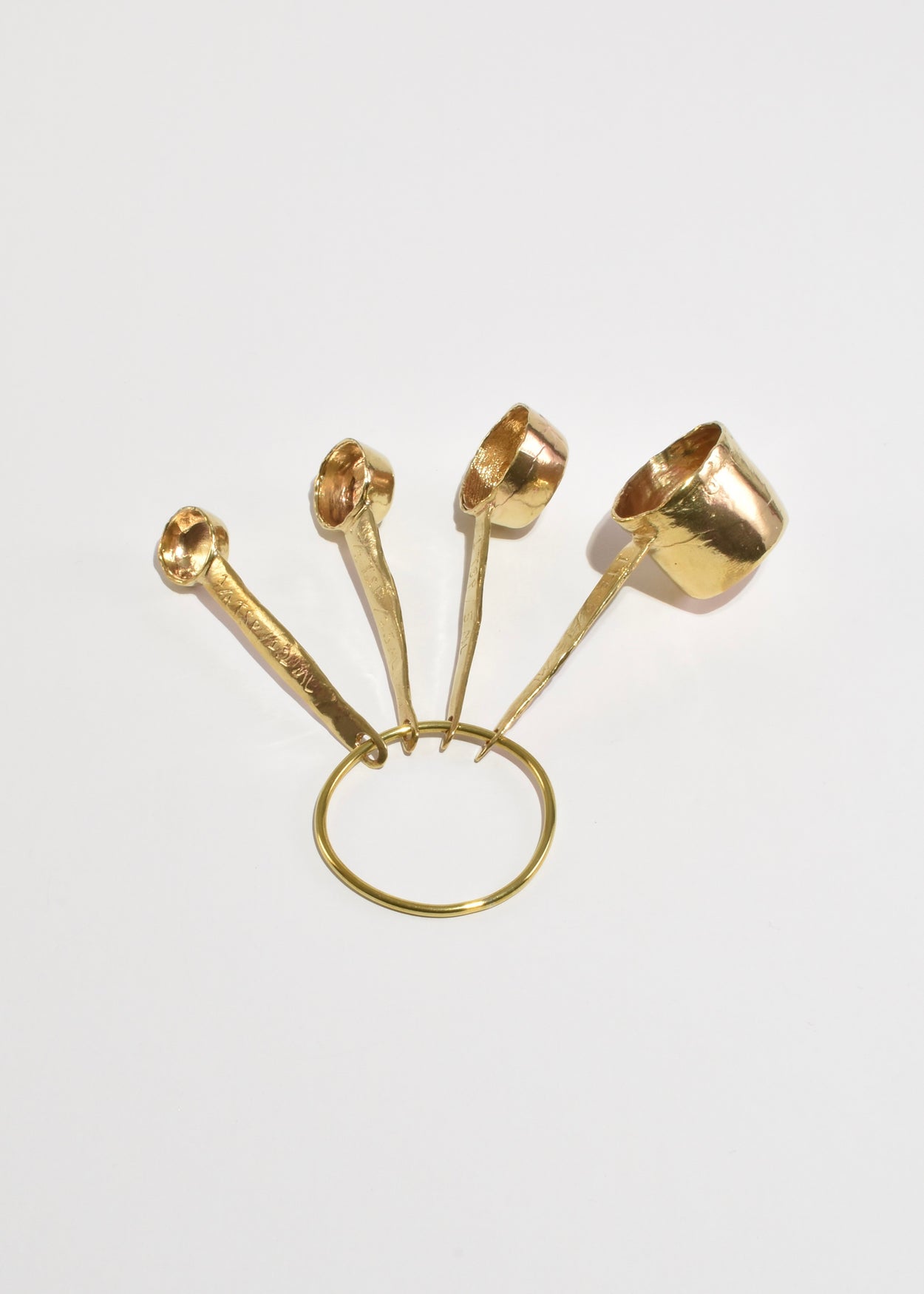 Brass Tablespoon Measuring Spoon Set