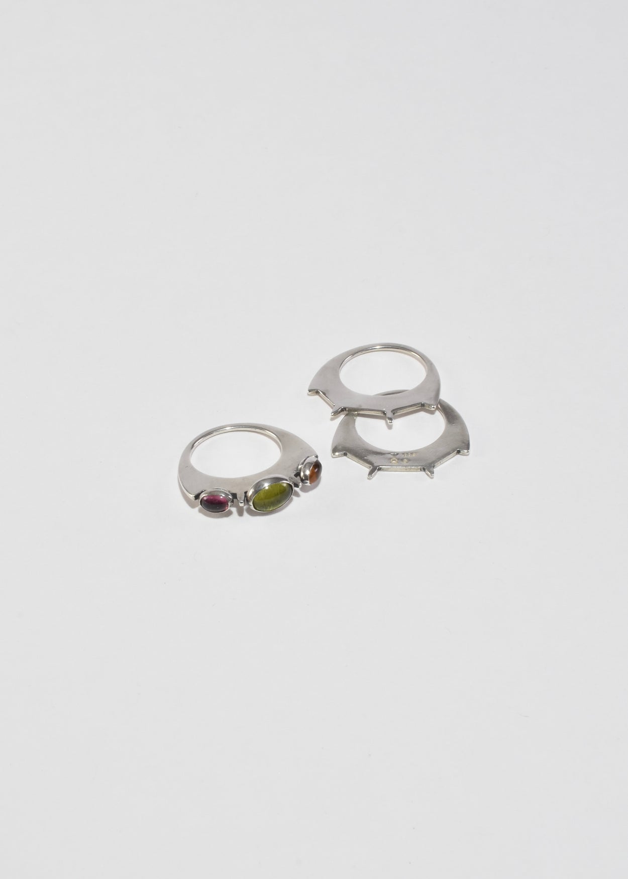 Stacked Multi Stone Ring