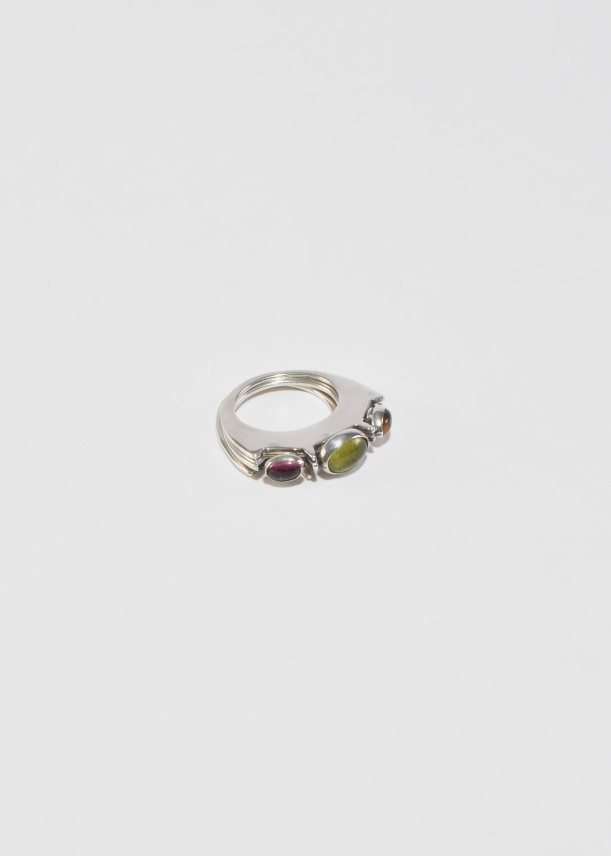 Stacked Multi Stone Ring