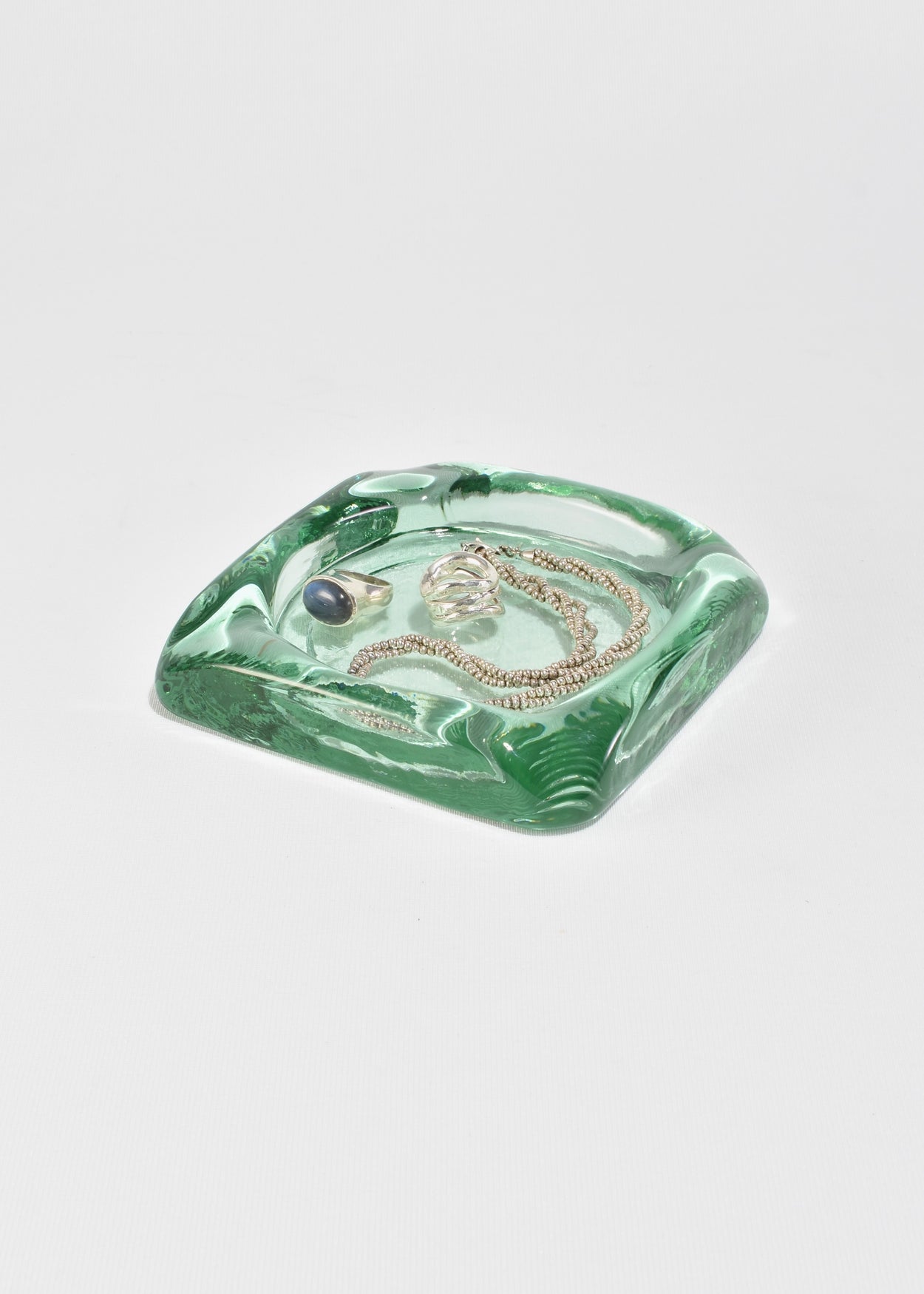 Green Glass Catchall