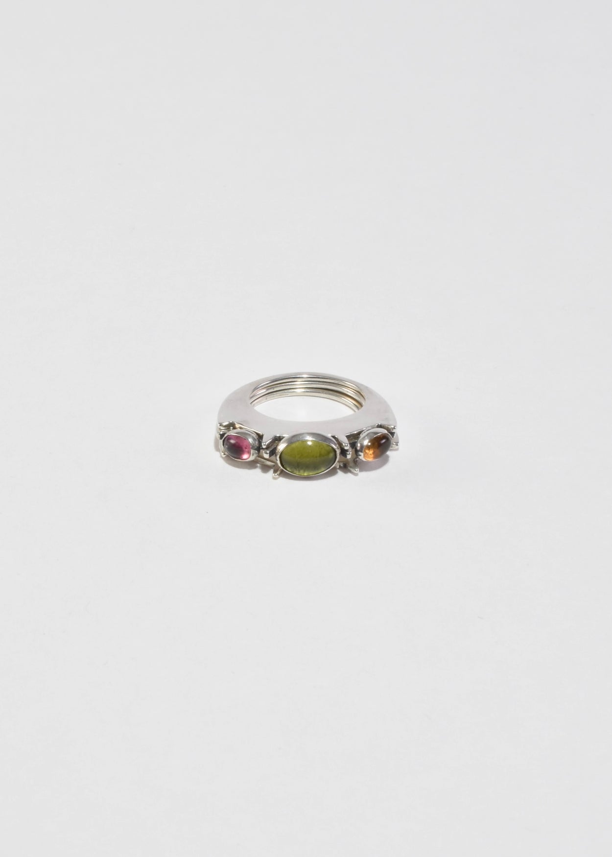 Stacked Multi Stone Ring