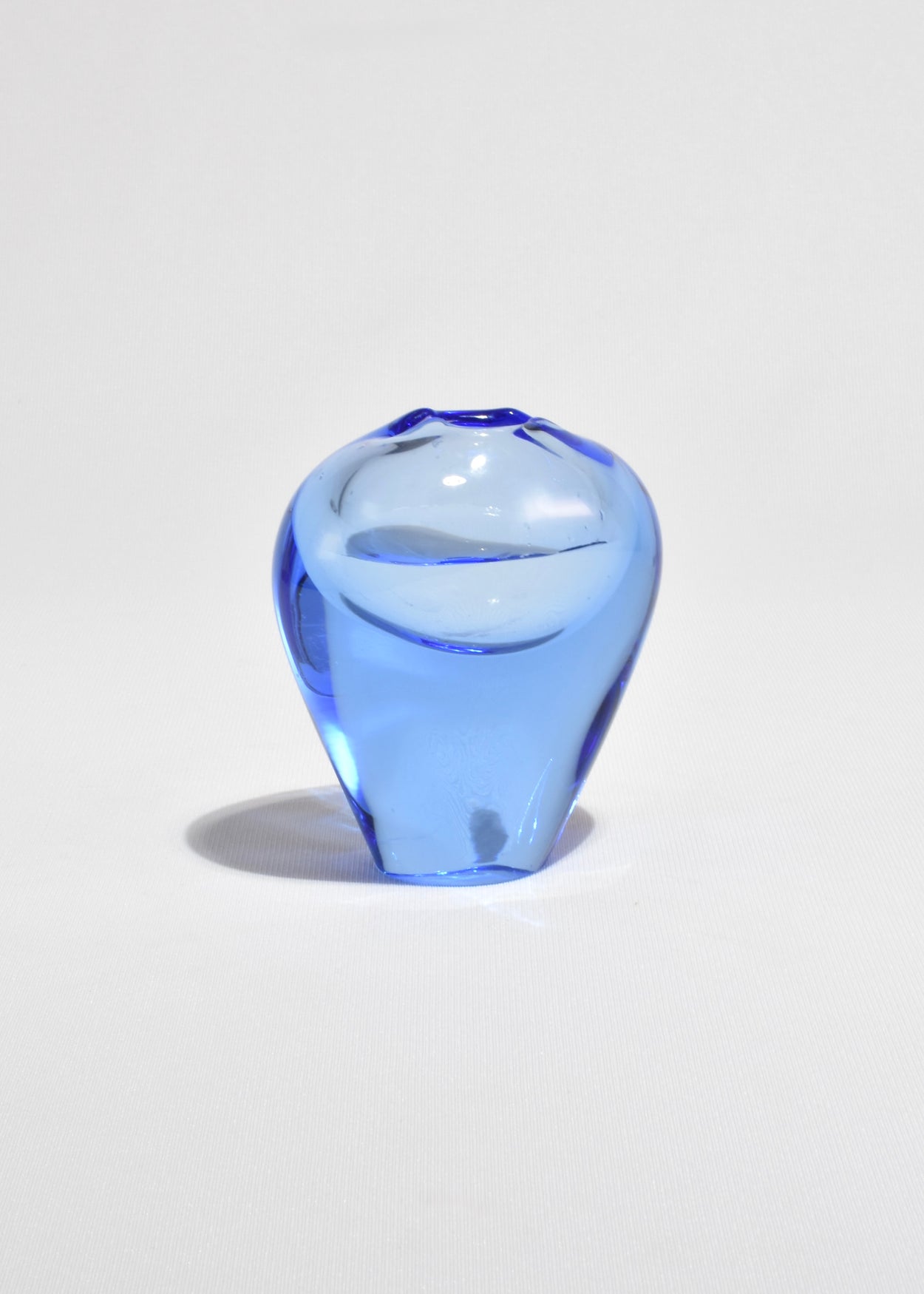 Blue Glass Bud Vase