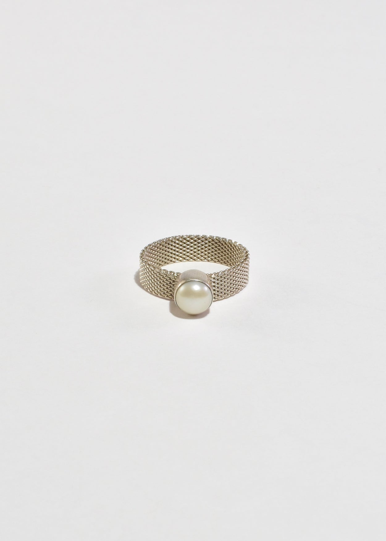 Pearl Mesh Ring